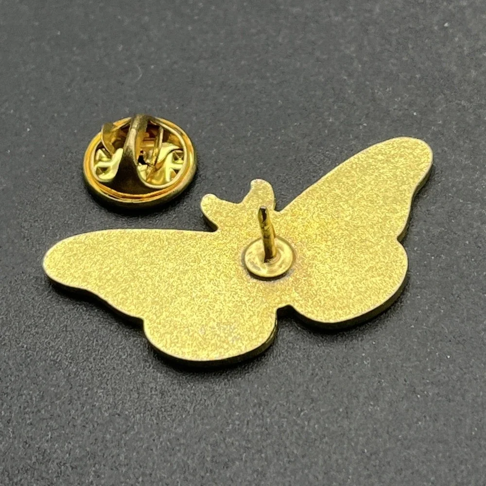Witchy White Butterfly Lapel Hat Pin‎